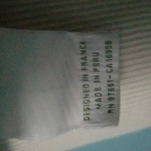 Lacoste Striped Polo 3/4 Sleeve Size 38 - Picture 5 of 6